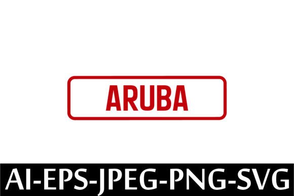 ARUBA Rubber Stamp Design Vector: A Digital Tool for Modern Creativity