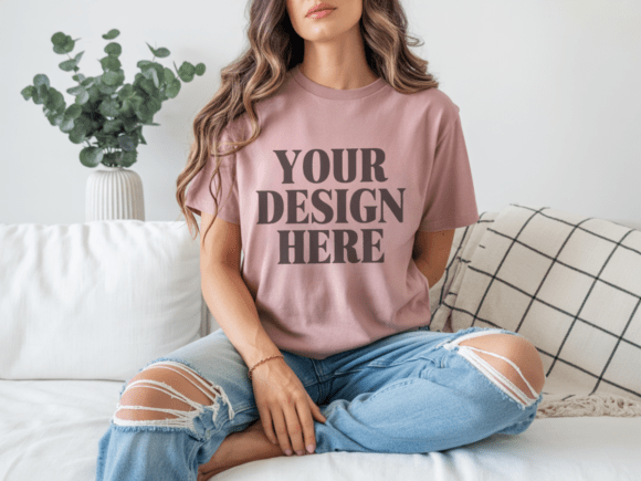 Bella Canvas 3001 T-Shirt Mockup 30: Elevate Your Design Presentations with Precision and Professionalism
