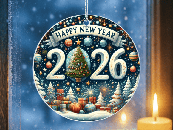 Christmas Tree 2026 Holiday Ornament PNG: A Versatile Digital Design for Creative Projects