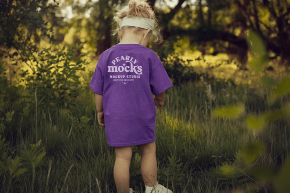 Comfort Colors C9018 Kids Back Mockup 8