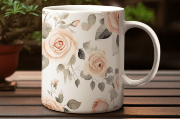 Elegant Rose Watercolor Floral