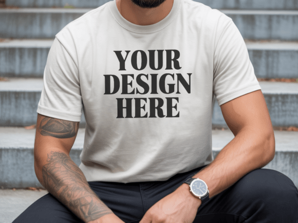 Enhance Your Design Workflow with the Gildan 5000 T-Shirt Mockup 16
