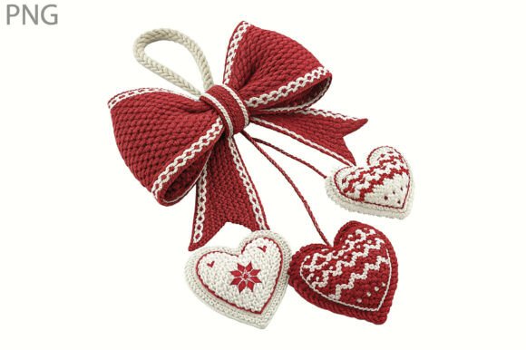 Faux Crochet Valentines Day PNG: A Versatile Design for Creative Projects