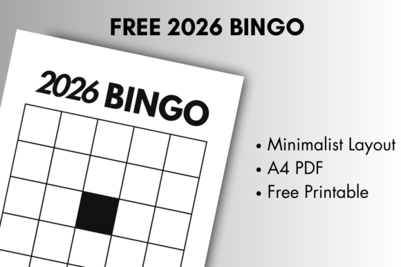 Free 2026 Black and White Bingo Printable: A Simple and Versatile Game for All Ages