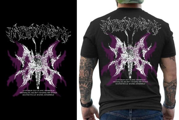 Free Butterfly Metal T-Shirt