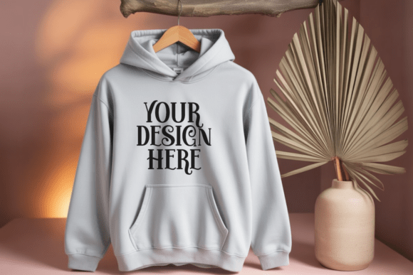 Gildan 18500 Hoodie Flat Lay Mockup