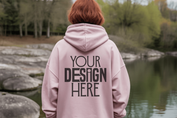 Gildan 18500 Mockup Light Pink Back: A Versatile Tool for Creative Presentation