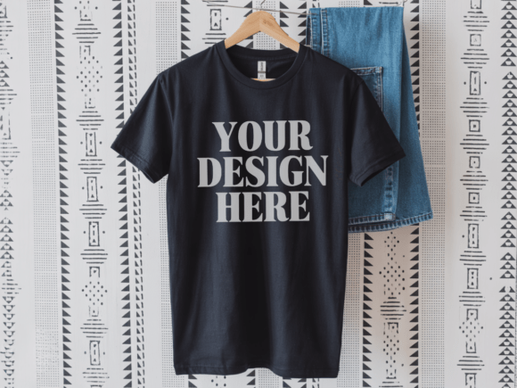 Gildan 64000 Flat Lay T-shirt Mockup 20