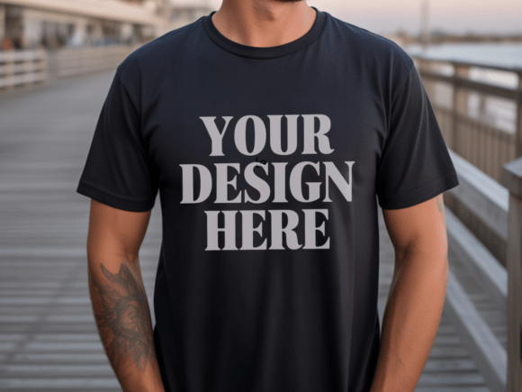 Gildan 64000 T-shirt Mockup 10