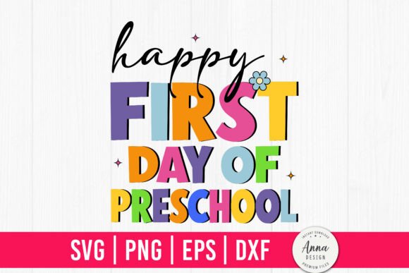 Happy First Day of Preschool SVG PNG: A Creative Solution for Crafters and Small Businesses