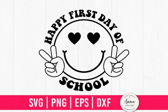 Happy First Day of School SVG PNG