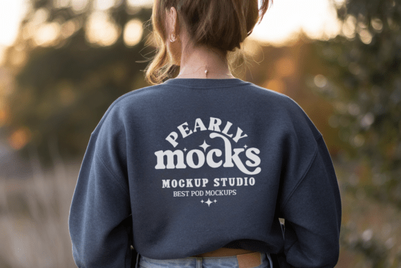 Kids Gildan 18000B Crewneck Mockup 27: Elevate Your Design Presentations with Precision and Style