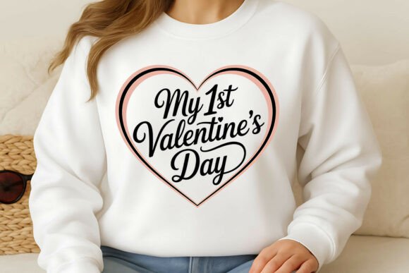My 1st Valentine’s Day PNG: A Versatile Digital Design for Creative Projects