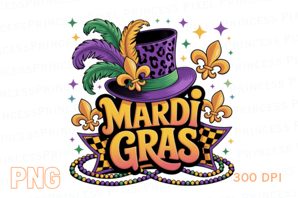 Retro Mardi Gras Png: A Vibrant Digital Asset for Creative Projects