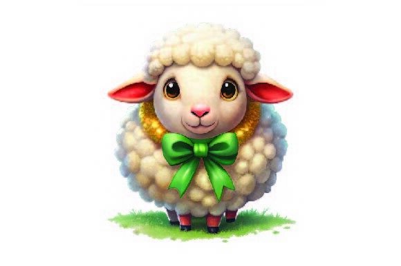 Sheep Christmas PNG: A Versatile Design Asset for Creative Projects