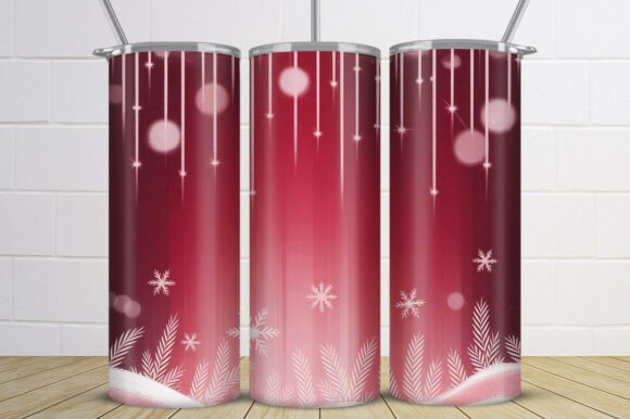 Snowflake Gradient Tumbler Wrap PNG: A Versatile Design for Holiday Projects