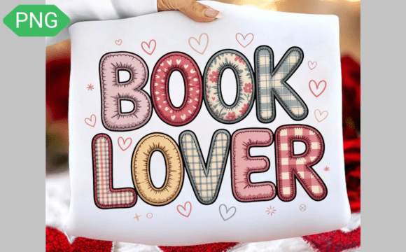 Valentines Book Lover PNG and Valentine PNG: Perfect for Your Print-on-Demand Store